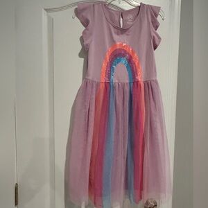 Girls wonder nation rainbow dress xxl